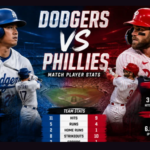 Phillies vs Dodgers Match Player Stats